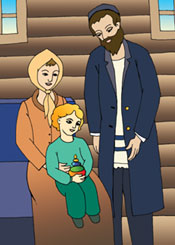 Jewish family in Ukraina